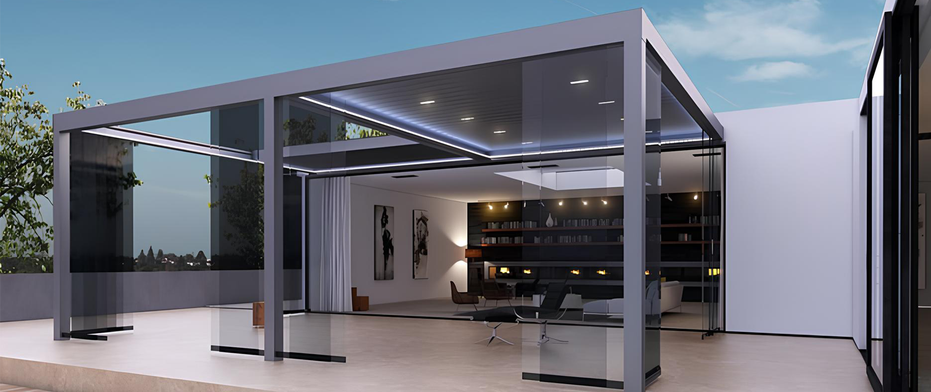 Ashill Yapı Bioklimatik Pergola Sistemleri